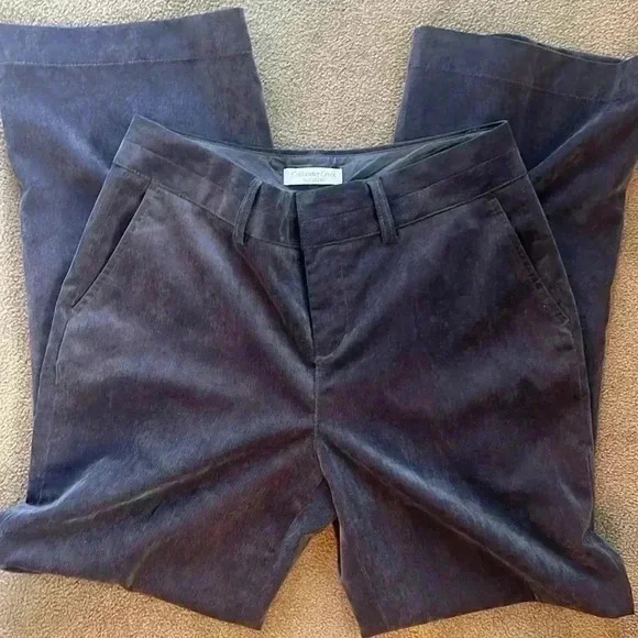 Coldwater Creek Trouser Fit gray corduroys – with a touch of  stretch. 8 Petite - Picture 11 of 12